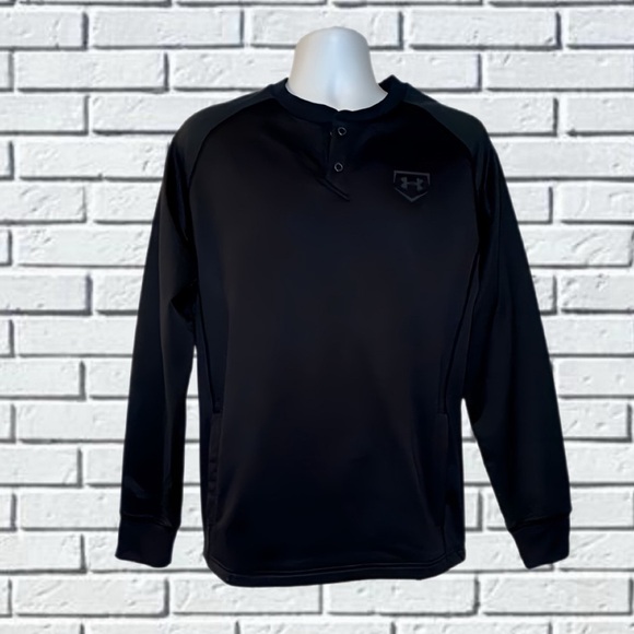 Under Armour Black Long Sleeve Performance Pullover Shirt Men’s Size M SS 2017 - Picture 3 of 16